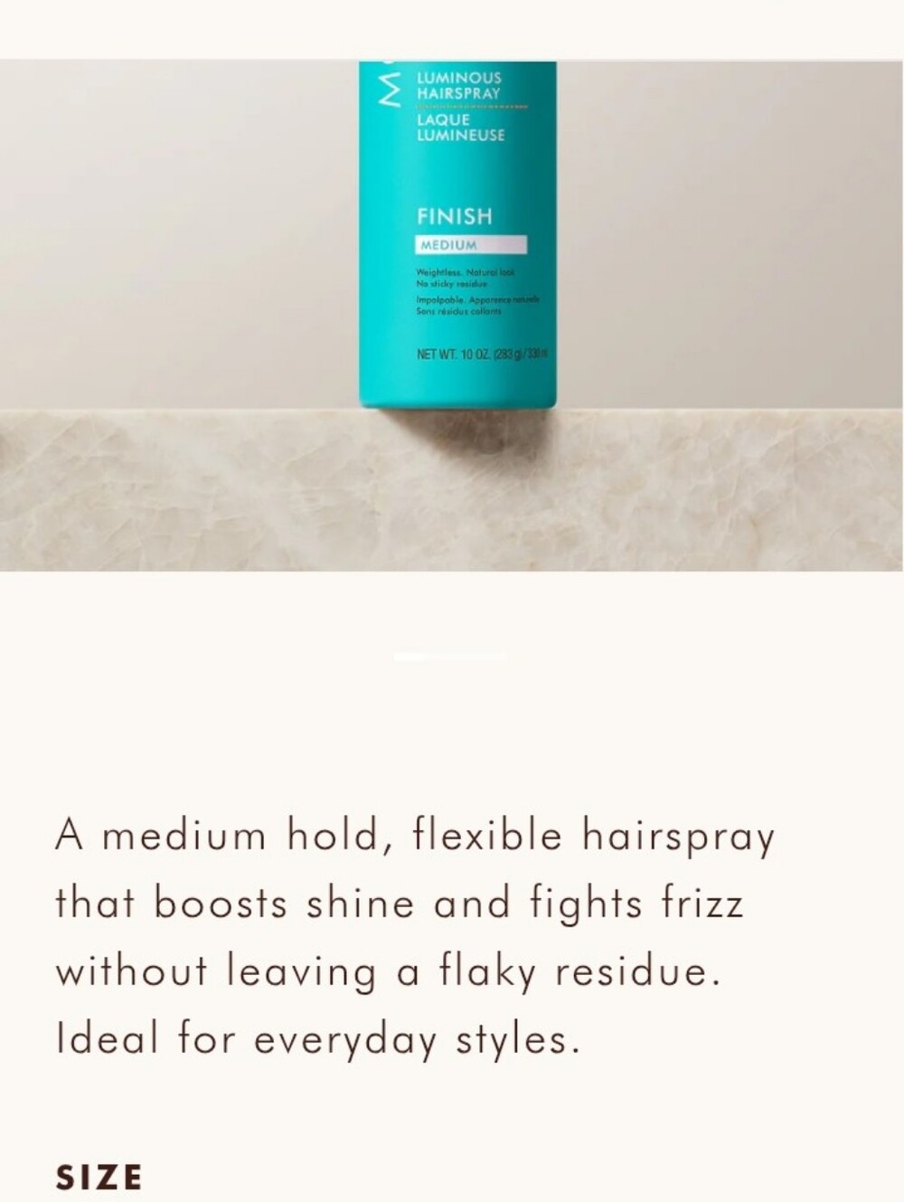 Moroccanoil Hairspray Finish Medium - 330 Ml  Each 2 Pack Bundle - Picture 2 of 2